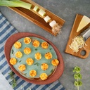 Mini Quiche de Alho Poró