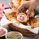 Mini Croissant de Presunto e Mussarela