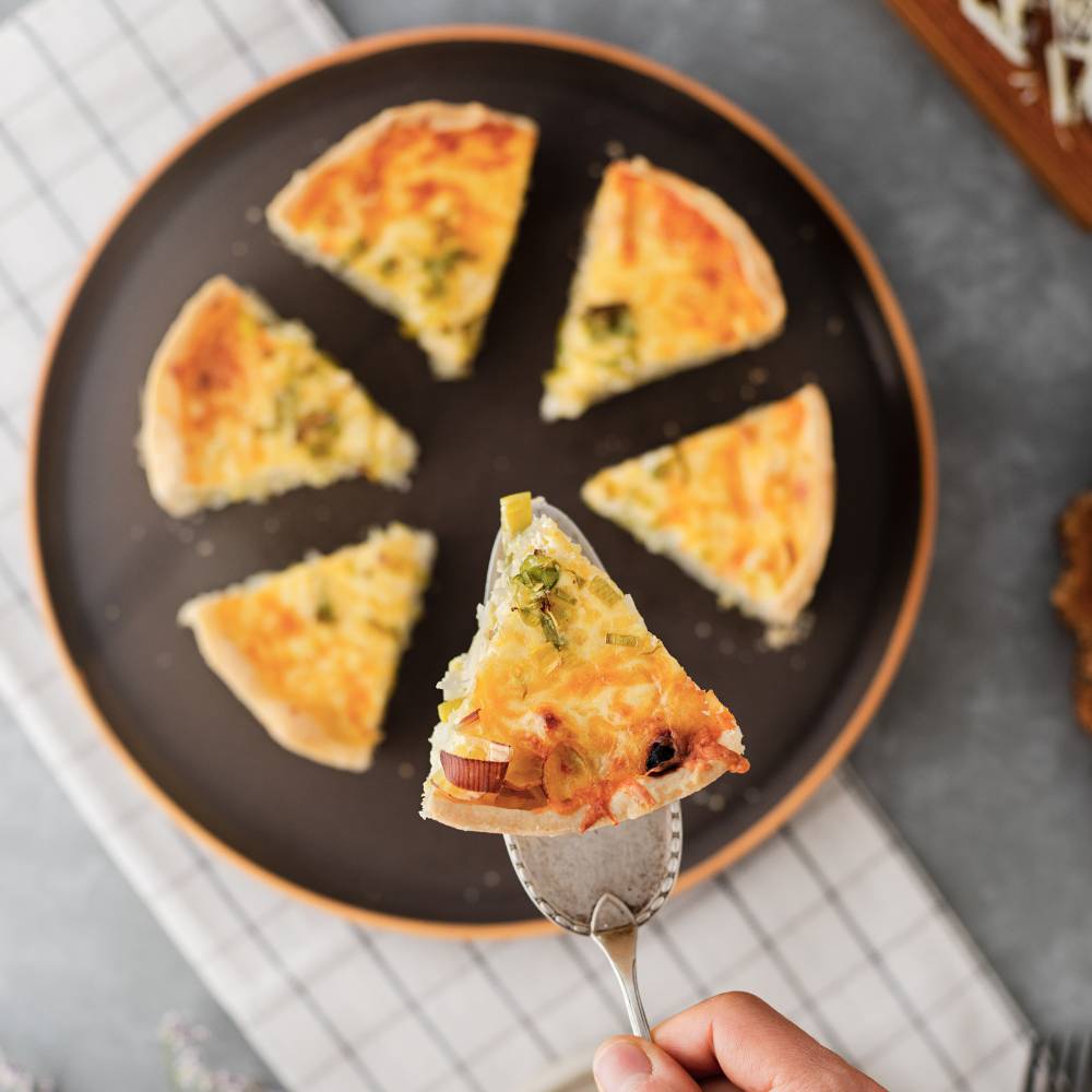 Quiche de Alho Poró