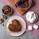 Coração Lapidado Marshmallow