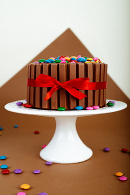 Torta KitKat de Brigadeiro com M&M'S