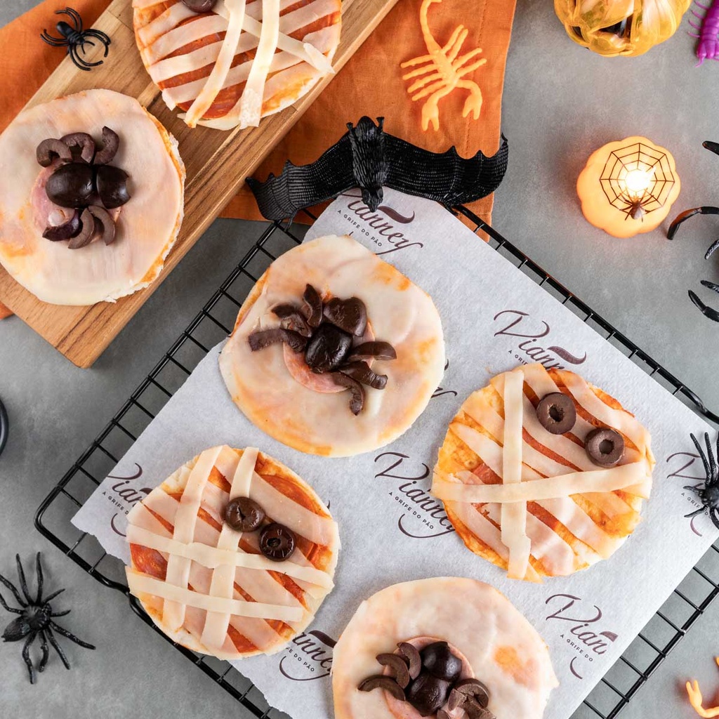 Mini Pizza Halloween