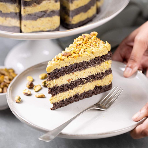 [116143] Torta de brownie e pistache