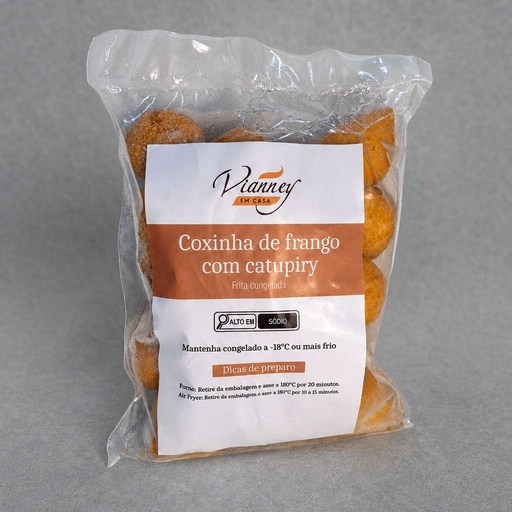 Coxinha de Frango com Catupiry 500g -  Congelada