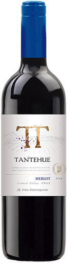 [099381] Vinho Chileno Tantehue Merlot 750 ml